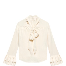 Satin Pussybow Blouse