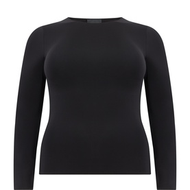 Ninfe Solid Long-Sleeved T-Shirt