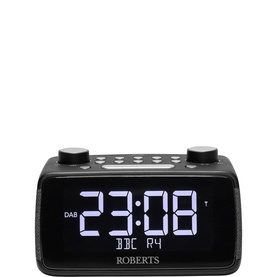 Ortus 4 FM Dual Alarm Clock Radio Black