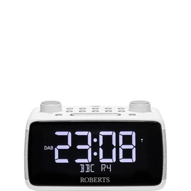 Ortus 4 FM Dual Alarm Clock Radio White