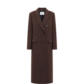 Laurel Double-Breasted Longline Coat