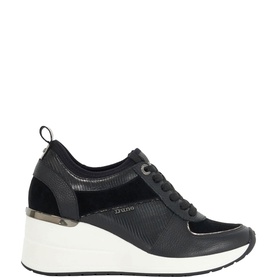 Eloisa Lace-Up Wedge Trainers