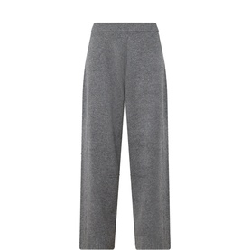 Felted Knitted Barrel Leg Trousers