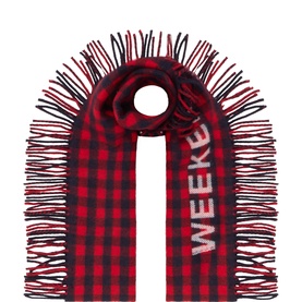 Filovia Checked Logo Scarf