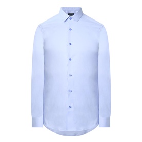 Solid Stretch Single-Cuff Shirt
