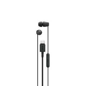 Sony black wired in-ear earphones with USB-C connector and inline microphone/remote control