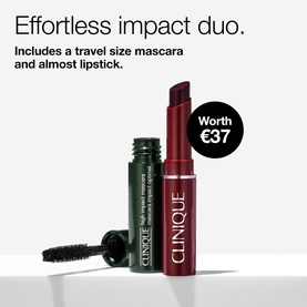 Clinique Lash Definition & Black Honey Lip Makeup Gift Set with travel mascara and deep berry lipstick, worth &euro;37