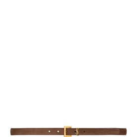Carree Cassandre Buckle Leather Belt