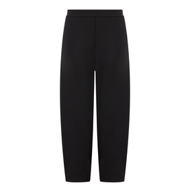 Curved Leg Cropped Trousers