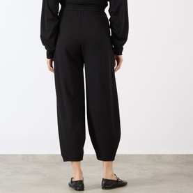 Curved Leg Cropped Trousers