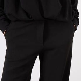 Curved Leg Cropped Trousers