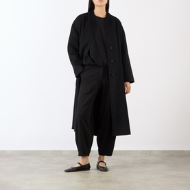 Curved Leg Cropped Trousers