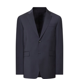 Justin Slim Single-Breasted Suit Jacket