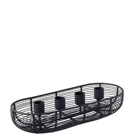 Christmas Chic Advent Wreath Oval Candleholder