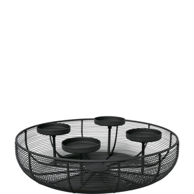 Christmas Chic Advent Wreath Round Candleholder