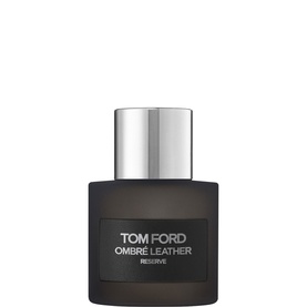 Tom Ford Ombr&eacute; Leather Reserve Eau de Parfum in dark frosted black bottle with silver cap