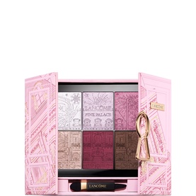 Lanc&ocirc;me Five Palace Eye Palette in pink collectible compact with six mixed rosy, berry and metallic eyeshadows and mini brush