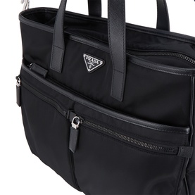 Tessuto Saffiano Shoulder Bag