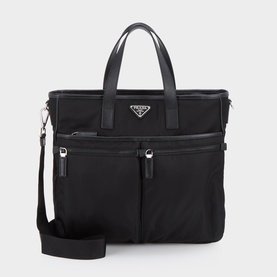 Tessuto Saffiano Shoulder Bag