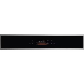 Electrolux 800 MealAssist CombiQuick Microwave and Built-in Oven in black, front control panel view with digital display.