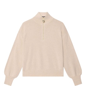 Half- Zip Knitted Sweater