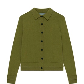 Collared Knitted Cardigan