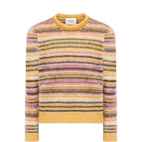 Morine Striped Brushed-Knit Sweater