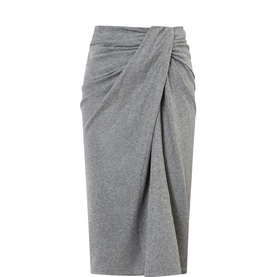 Jeldia Draped Pencil Skirt