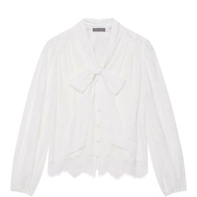 Lace Pussybow Blouse