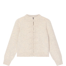 Military Frog Button Cardigan