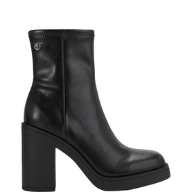 Twist Ankle Heeled Boots