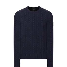 Westport Phoenix Logo Cable-Knit Jumper