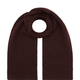 Embossed C Scarf
