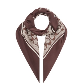 C' Logo Monogram Silk Scarf