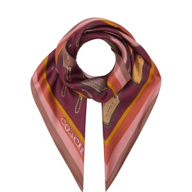 Hang Tag Silk Bandana Scarf