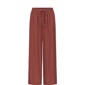 Emily Drawstring Wide Leg Trousers