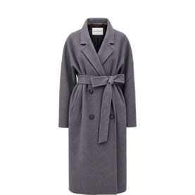 Aurel Double-Breasted Wrap Coat