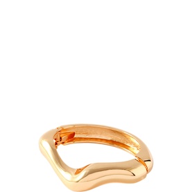 Irregular Wave Bangle Bracelet