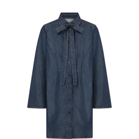 The Denim Tuxedo Mini Dress