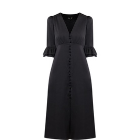 Enya Satin Shirt Dress