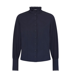 Slim Stand Collar Shirt