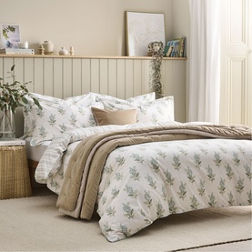 Blossom Floral Duvet Set Green