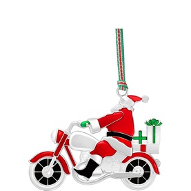 Motorcycle Santa Christmas Tree Decoration