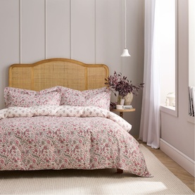 Newstead Floral Duvet Set Mulberry