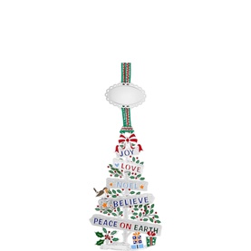 Peace on Earth Christmas Tree Decoration
