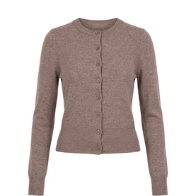 Haisley Ribbed Trim Knitted Cardigan