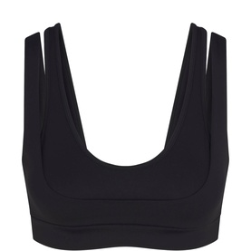 Double Strap Scoop Sports Bra
