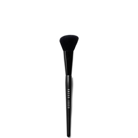 Bobbi Brown Angled Face Brush with dense angled bristles and slim black handle for contouring and blush application