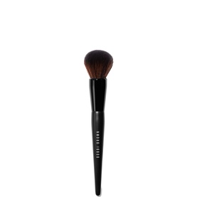 Bobbi Brown Bronzer Brush with fluffy rounded head and slim black handle
