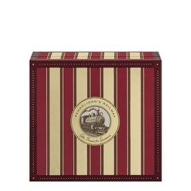 Penhaligon Halfeti Eau de Parfum Gift Set 100ml in striped red and cream train-motif keepsake box